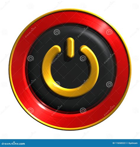 power button icon stock illustration illustration  electricity