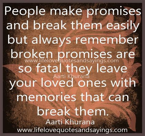 Quotes About False Promises Quotesgram