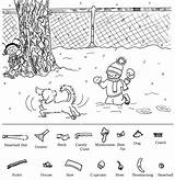 Hidden Winter Printable Object Puzzles Printables Christmas Objects Puzzle Worksheets Coloring Pages Weather Via Kid Choose Board Worksheeto Printablee sketch template