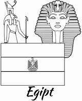 Flaga Kolorowanki Egipt Kolorowanka Egiptu Druku Sfinks Darmowe Polski Kolorowankę Wydrukuj Malowanka Symbole sketch template
