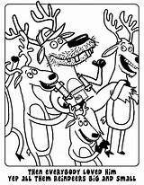 Redneck Reindeer Coloring Randolph Pages Horse Drew Once Getcolorings Jay Posted Am sketch template