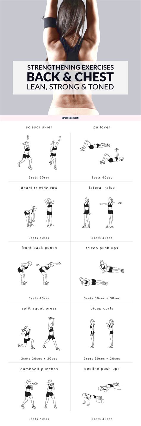 chest and back strengthening exercises lean strong and