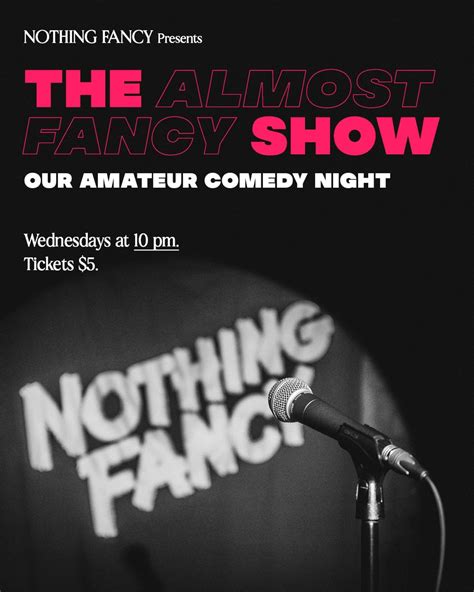 the almost fancy show