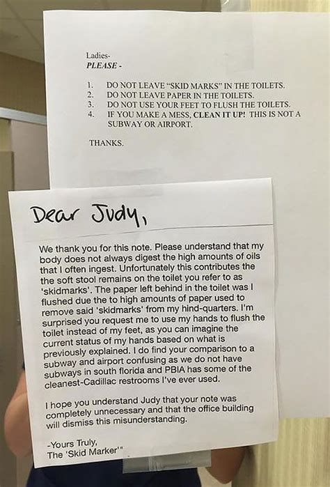 35 funny notes left at work that can only be described as office