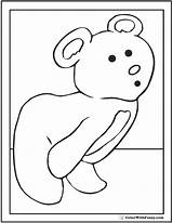 Teddy sketch template