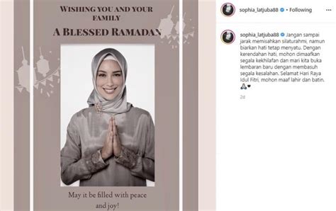 Pangling Sophia Latjuba Berhijab Netizen Masyaallah Bidadari
