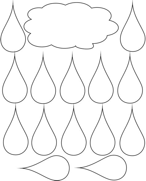 raindrops coloring   designlooter