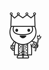Coloring King sketch template