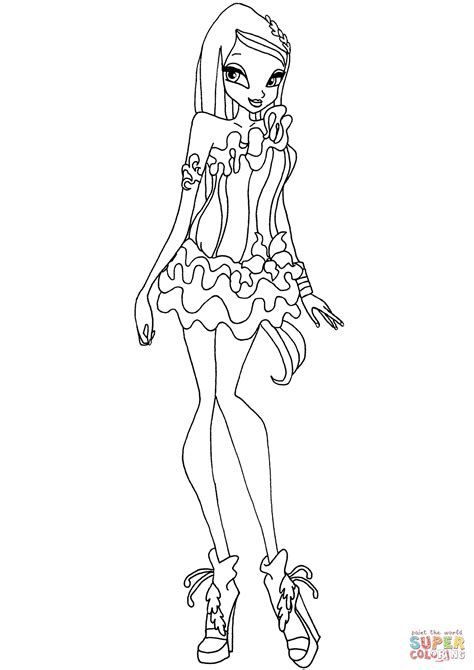 crystal coloring pages