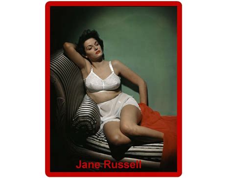 sexy pinup girl jane russell 1950 s refrigerator tool box magnet man cave ebay
