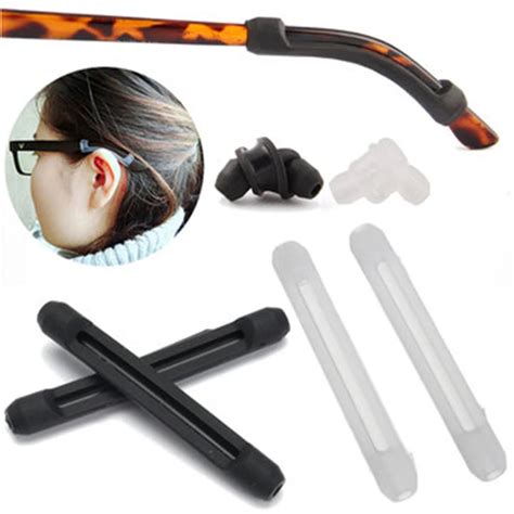 1 Pair Silicone Anti Slip Eyeglasses Ear Hooks Glasses Legs Grip Stands
