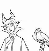 Maleficent Coloring4free sketch template