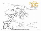 Christopher Robin sketch template