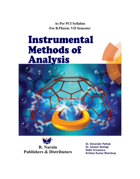 instrumental methods  analysis  book publishers rnpd
