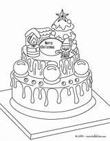 Coloring Cake Pages Christmas Childrens Color Xmas Printable Cookies Decorating Sheets Birthday Decorate Tiny Worksheets Bubble Letters Print Traditional Elmo sketch template