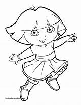 Coloring Pages Farewell Getcolorings Dora sketch template