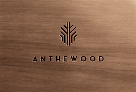 wood logo design branding design inspiration furniture logo