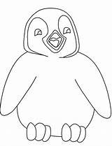 Coloring Penguin Pages Penguins Kids sketch template