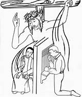 Confession Coloring Pages Catholic Sacraments Reconciliation Clip Clipart Seven Jesus Sins Forgives Cliparts Christian Kids Library Sacramental Soul Religion Making sketch template