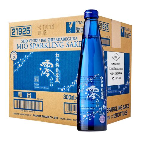 takara mio sparkling sake party box ntuc fairprice