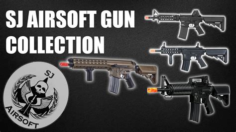 sj airsoft gun collection youtube