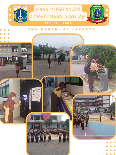 Masa Pengenalan Lingkungan Sekolah Mpls Smk Negeri 64 Jakarta Tahun