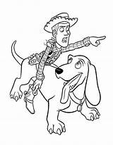 Toy Story Coloring Pages Woody Printable Kids sketch template