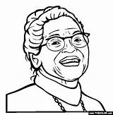Rosa Parks Coloring Pages Clipart History Printable Bus Famous Easy Sheet Historical Colouring Color Figure Children Draw Board Clipartbest Craft sketch template
