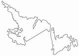 Newfoundland Map Labrador Clipart Canada Geo Contour Clipground sketch template