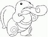 Pokemon Lickitung Coloring Bulbasaur Drawings Pokemons List Back sketch template