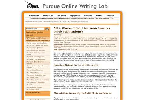 purdue owl   title page general format purdue writing lab