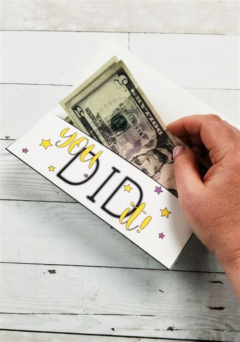 printable graduation cards  easy   give grads money