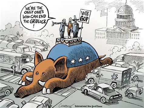 The G O P And The Midterm Elections Globecartoon Political