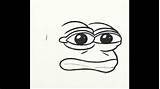 Pepe Drawing Frog Draw Paintingvalley Drawings sketch template
