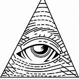 Illuminati Coloring 23kb 800px sketch template