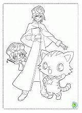 Coloring Jewelpet Dinokids Pages sketch template