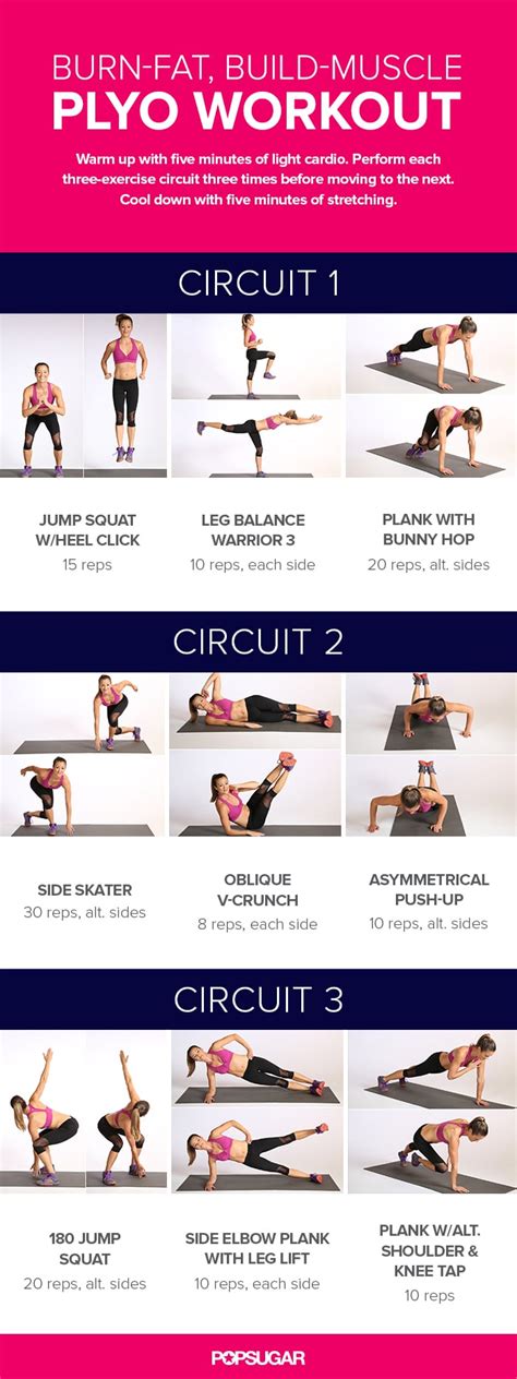 circuit workout  plyometrics popsugar fitness