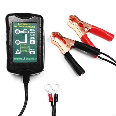 smart battery trickle charger maintainer  amp   fully charges  maintains proper