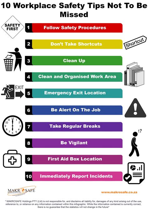 workplace safety tips home safety tips health  safety poster