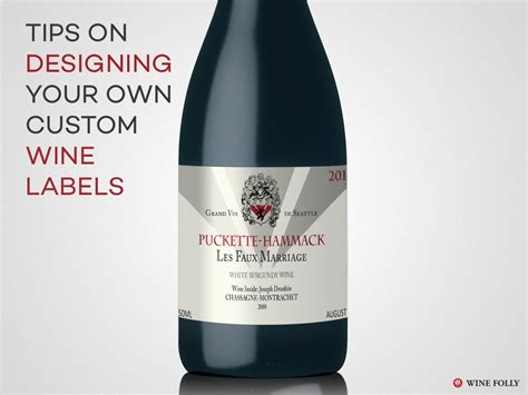 design great custom wine labels   tips wine folly