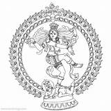 Shiva Hindu Lord Xcolorings sketch template