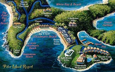 resort map peter island resort bvi