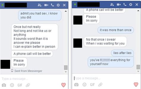 broken man discovers girlfriend is cheating on him with his own dad after finding racy texts