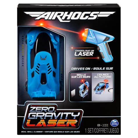 spin master air hogs  gravity laser car blue