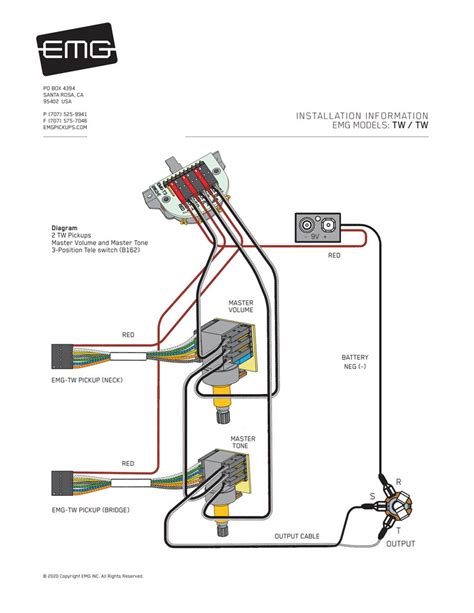 emg wiring diagram tele