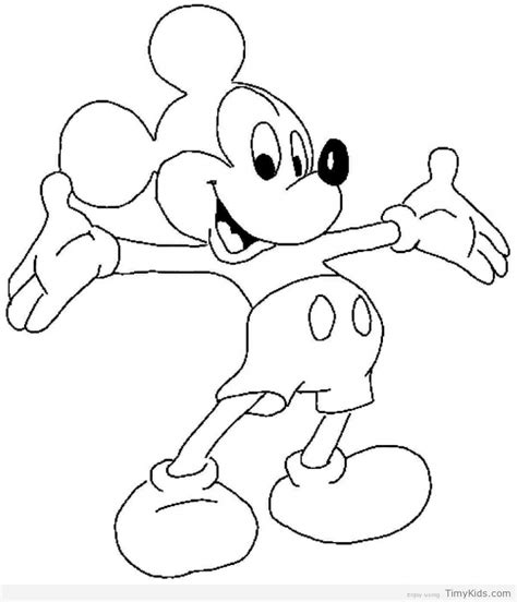 micky coloring page  kids  mickey mouse printable coloring