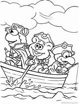 Babies Muppet Coloring Pages Fishing Printable Kids Color sketch template