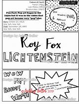 Lichtenstein Classical Conversations Roy Pack sketch template