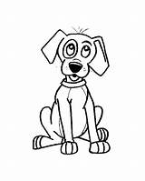 Cani Kleurplaat Hond sketch template