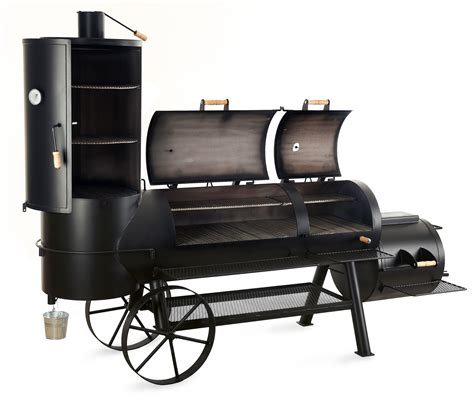 barbeque smoker holzkohle grill joes  extended catering smoker
